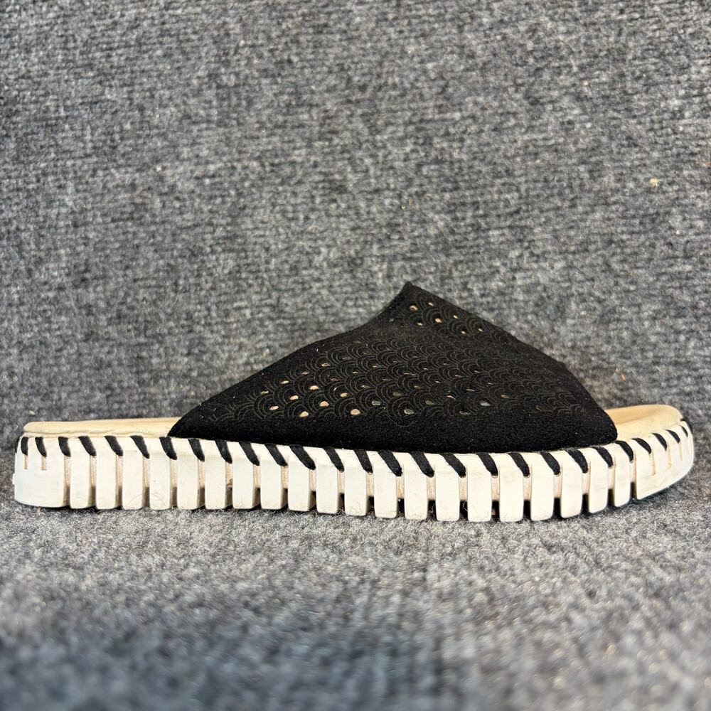 Ilse Jacobsen Tulip 1375 Slip On Sandals Size 9 EU 39 Perforated Comfort Flats